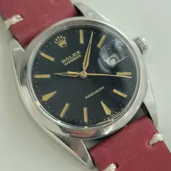 MENS ROLEX OYSTERDATE PRECISION REF 6694 34MM 1960S MANUAL WIND VINTAGE RJC187R