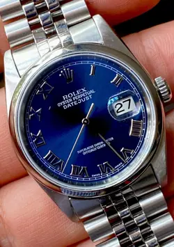 ROLEX DATEJUST MEN’S WATCH 36MM AUTOMATIC SS LETTER “D” 2005 JUBILEE REF. 16200