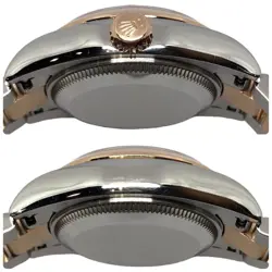 ROLEX DATEJUST 26 Lotus Flower Random Serial 179161NR Black Shell K18PG #267