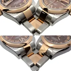 ROLEX DATEJUST 26 Lotus Flower Random Serial 179161NR Black Shell K18PG #267