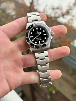 2021 ROLEX SUBMARINER 124060 NO DATE 41MM W/ ROLEX BOX & PAPERS