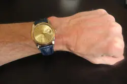 BLUE LEATHER