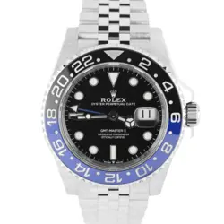 2021 PAPERS ROLEX GMT-MASTER II BATGIRL BLUE BLACK 40MM JUBILEE 126710 BLNR BOX
