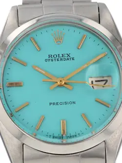 Rolex 40346: Vintage OysterDate, Manual, Custom Color Dial, Circa 1967 Watch