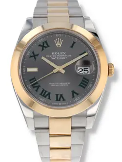 Rolex 40484: Datejust 41, Watch Ref. 126303, Wimbledon Dial, 2023 Full Set