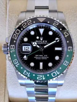 Rolex GMT Master II Sprite Lefty Oyster Bracelet 126720VTNR Full Set 2023 Mint