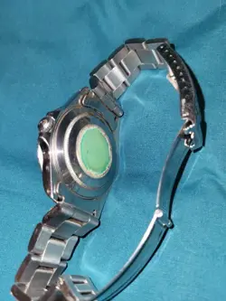 Rolex GMT Master II Red & Black  Model 16710 Stainless Steel Rotating Bezel