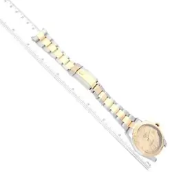 ROLEX DATEJUST STEEL YELLOW GOLD CHAMPAGNE DIAL MENS WATCH 116333