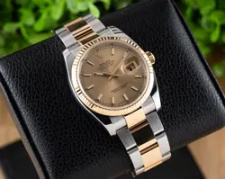 Rolex Datejust 36 Two Tone 18k Yellow Gold ref 116233 with Travel Pouch!!!