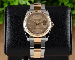 Rolex Datejust 36 Two Tone 18k Yellow Gold ref 116233 with Travel Pouch!!!