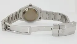 Rolex DateJust 178344 31 mm Floral Rhodium Dial Factory Diamond Bezel Box Card