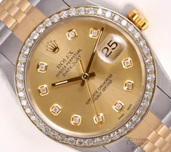 BEZEL-CHAMPAGNE DIAMOND DIAL