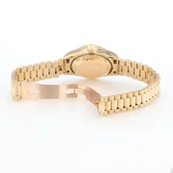 ROLEX Datejust 10P Diamond 69178G Champagne Gold 89 Number second hand Women