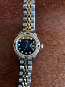 VINTAGE ROLEX WOMENS WATCH WITH DIAMONDS