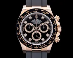 ROLEX COSMOGRAPH DAYTONA 116515LN 18K ROSE GOLD / CHOCOLATE DIAMOND DIAL