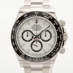 ROLEX COSMOGRAPH DAYTONA 126500LN SS AT WHITE DIAL 2 EXTRA LINKS