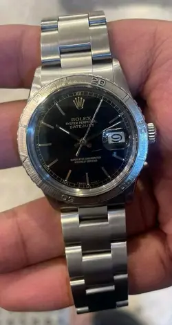 ROLEX DATEJUST TURN-O-GRAPH AUTOMATIC 36MM STAINLESS STEEL MEN'S WATCH 1625