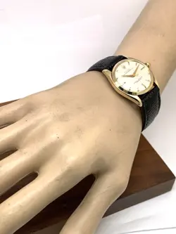 ROLEX OYSTER PERPETUAL WOMEN'S WATCH VINTAGE SWISS AUTOMATIC 14K GOLD CASE 30MM
