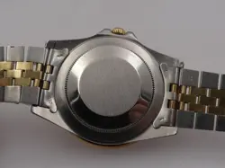 ROLEX GMT MASTER 16753 TIGER EYE SANGUE DI PICCIONE NIPPLE DIAL 18KT GOLD&STEEL