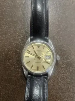 1969 ROLEX OYSTERDATE PRECISION 6694 WRIST WATCH