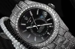 ICED-OUT DIAMOND WATCH