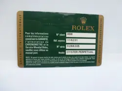 GUARANTEE 116231 ROLEX