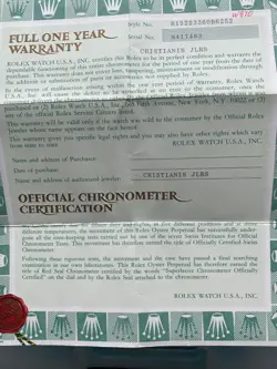15223 WARRANTY
