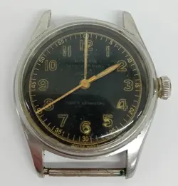 Vtg Black Dial ROLEX Oyster Royal Shock Resisting Watch (NO Strap) OF96
