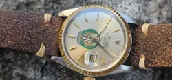 ROLEX DATEJUST 16233 UAE ARMED FORCE LOGO  MEN'S AUTOMATIC WATCH 1988