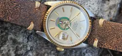 ROLEX DATEJUST 16233 UAE ARMED FORCE LOGO  MEN'S AUTOMATIC WATCH 1988