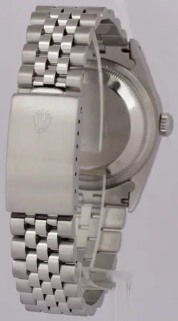 Rolex DateJust WHITE DIAMOND 36mm Stainless Steel JUBILEE 18K White Gold 16234