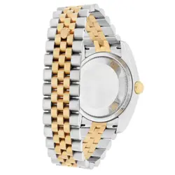 Rolex Datejust 36 Gold/Steel 116233 Silver Sunbeam Rare Dial Jubilee Box Papers