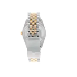 ROLEX DATEJUST  16233 36MM CHAMPAGNE INDEX DIAL FLUTED BEZEL & JUBILEE BAND