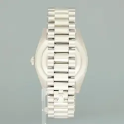 2020 MINT Rolex Platinum President Day Date 40 Dark Blue Roman 228206 Watch Box