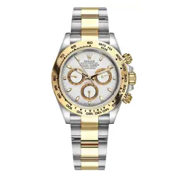 ROLEX DAYTONA WATCH 40MM WHITE INDEX MARKERS DIAL 116503