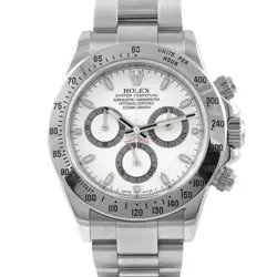 ROLEX DAYTONA WHITE DIAL WATCH 116520