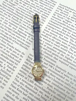 Ladies Vintage ROLEX Yellow Gold Antique Cocktail Diamond Dress Watch Orchid