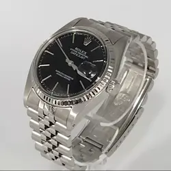 36MM BLACK DIAL
