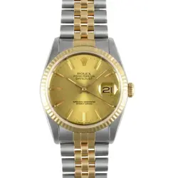 ROLEX 16233 DATEJUST L SS X YG MEN'S #GP040