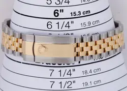 MINT PAPERS Rolex DateJust 36 Champagne Palm Motif Gold Jubilee 126233 Watch BOX