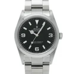 USED ROLEX EXPLORER 114270 BLACK CASE SIZE 36×36MM MEN'S WATCH #123831