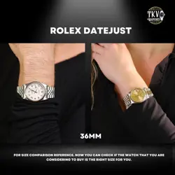 ~ROLEX MENS DATEJUST 16234 18KW & SS RAINBOW PAVE DIAL 1 CTS FLUTED 36MM WATCH