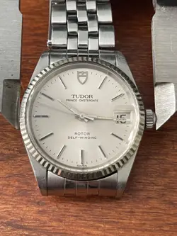 ROLEX TUDOR PRINCE OYSTERDATE SILVER MEN'S AUTOMATIC WATCH