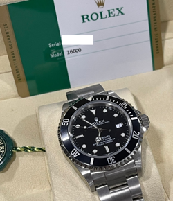 RARE NOS Stickered Rolex Sea-Dweller 16600 - FINAL V Series - Full Set From 2018