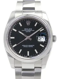 ROLEX OYSTER PERPETUAL DATE 115200 RANDOM MEN'S AUTOMATIC #T109
