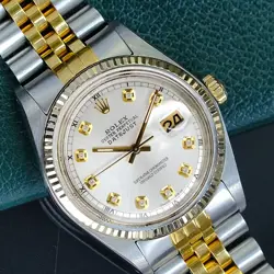DATEJUST TWO-TONE SILVER