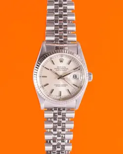 ROLEX DATEJUST 36MM 16234 SILVER DIAL ON JUBILEE