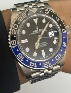 Rolex GMT Master II Batman Jubilee Bracelet 126710BLNR Box & Papers 2024