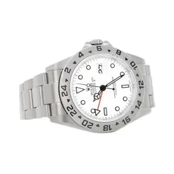 Rolex Explorer II 'Polar' Stainless Steel White Dial 42mm 16570 Full Set
