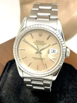 SILVER-ROSE DIAL STEEL